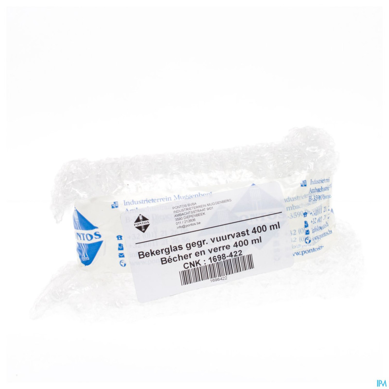 Mesure resiste a la chaleur    400ml pontos