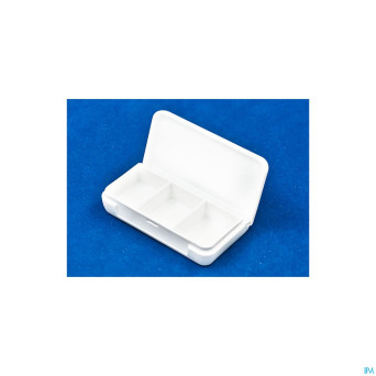 Boite medicaments 3 parts plastique    pontos