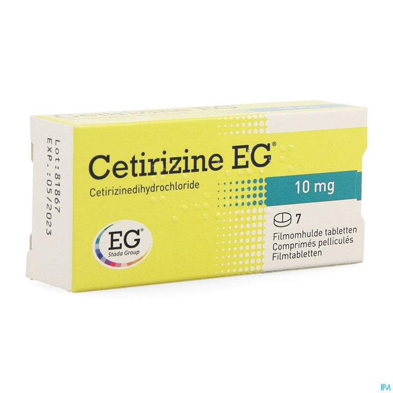 Cetirizine eg    comp 7x10mg