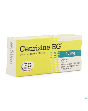 Cetirizine eg    comp 7x10mg