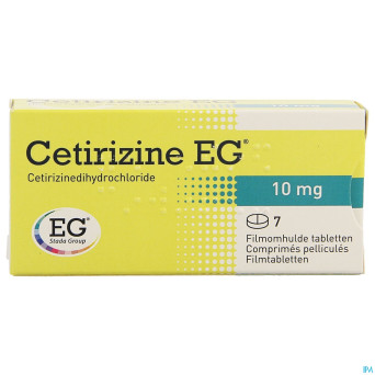 Cetirizine eg    comp 7x10mg