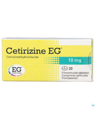 Cetirizine eg    comp 20x10mg