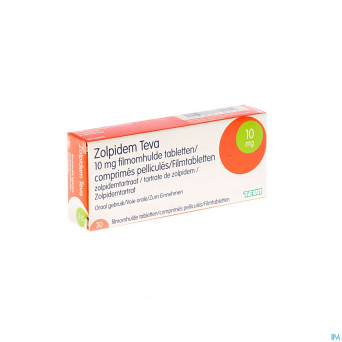 Zolpidem teva comp pell  30 x 10 mg
