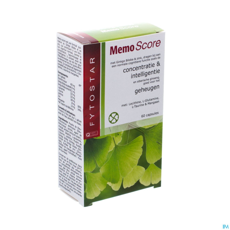Biostar memo-score    caps vegetal  60x535mg