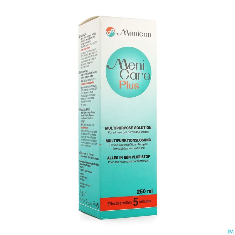 Menicare plus solution multifonctions 250ml