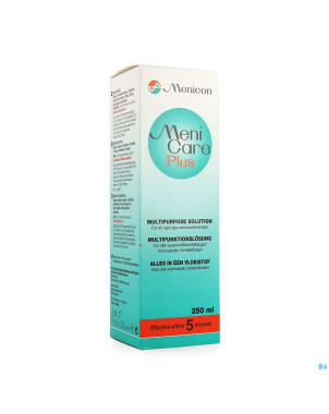 Menicare plus solution multifonctions 250ml
