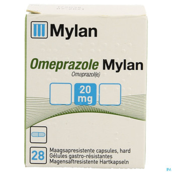 Omeprazol viatris 20mg caps 28