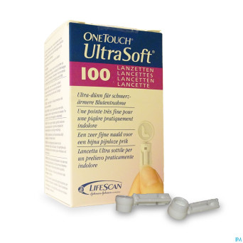 Onetouch ultrasoft lancettes 100