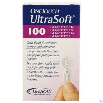Onetouch ultrasoft lancettes 100