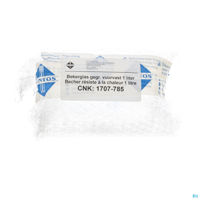 Becher resiste a la chaleur    1000ml pontos