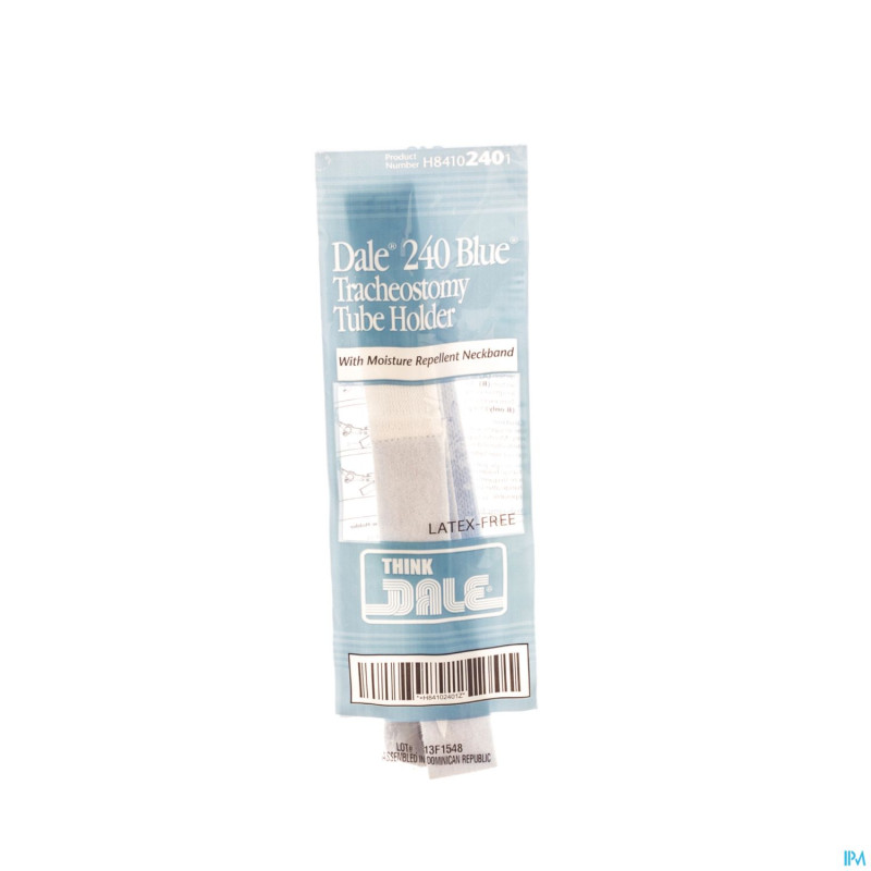 Dale 240 support tubulure tracheotomie blanc