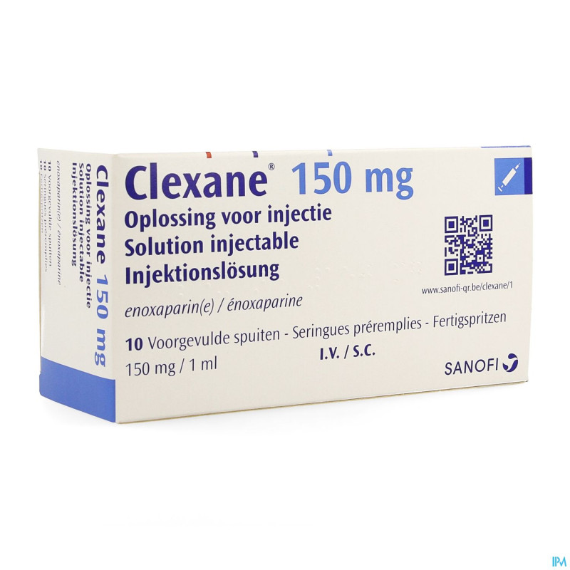 Clexane ser inj 10 x 150mg/ml