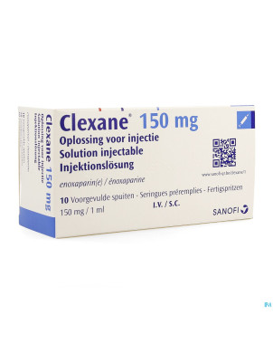 Clexane ser inj 10 x 150mg/ml
