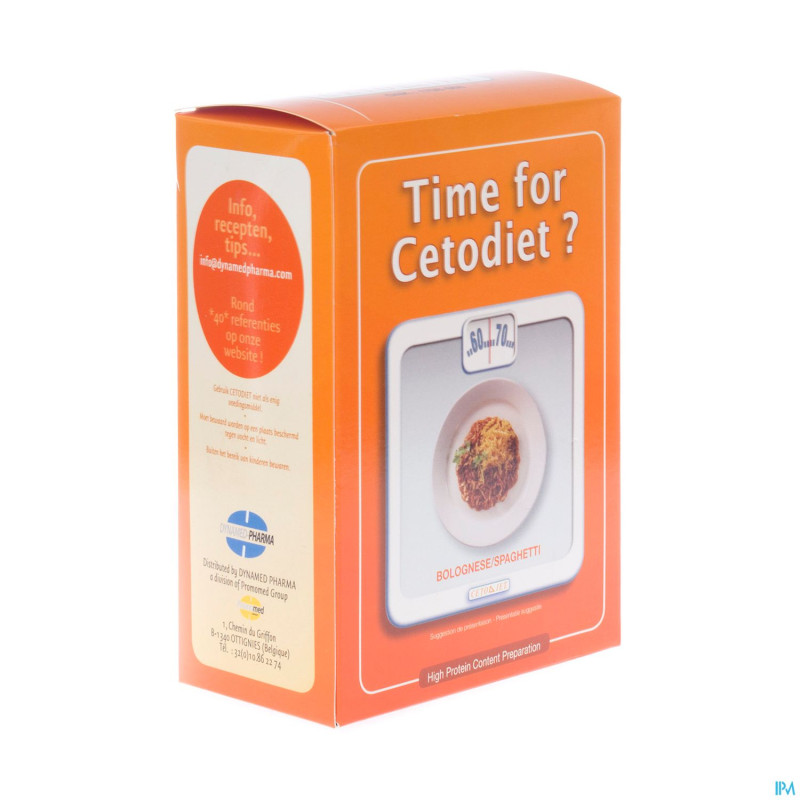 Cetodiet spaghetti bolognaise    sachet  5x44g