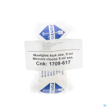 Mesure cloche ass.    5ml pontos