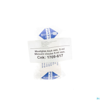 Mesure cloche ass.    5ml pontos