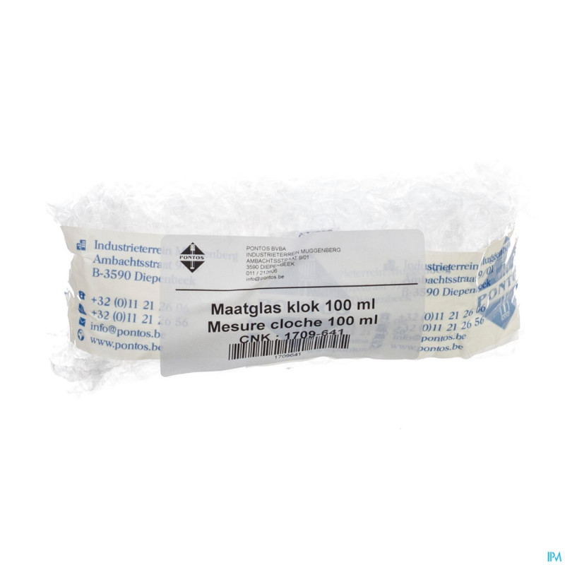 Mesure cloche ass.    100ml pontos