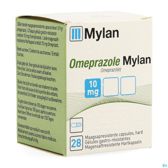 Omeprazol viatris 10mg caps 28