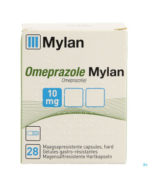 Omeprazol viatris 10mg caps 28