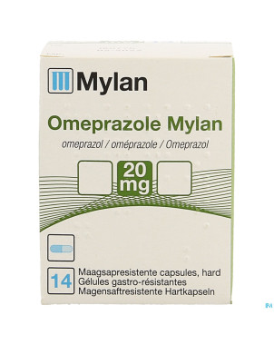 Omeprazol viatris 20mg caps 14