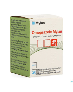 Omeprazol viatris 40mg caps 28