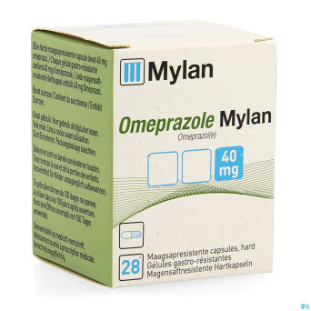 Omeprazol viatris 40mg caps 28