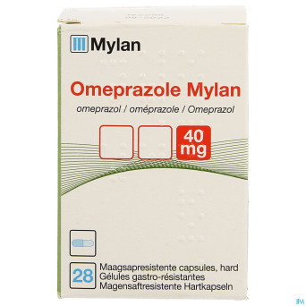 Omeprazol viatris 40mg caps 28