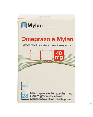 Omeprazol viatris 40mg caps 28