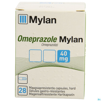 Omeprazol viatris 40mg caps 28