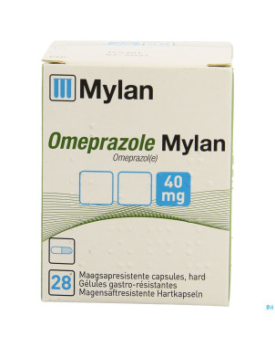Omeprazol viatris 40mg caps 28