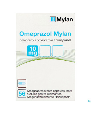 Omeprazol viatris 10mg caps 56