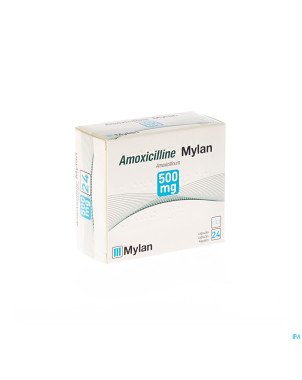 Amoxicilline mylan 500 mg caps 24 x 500 mg