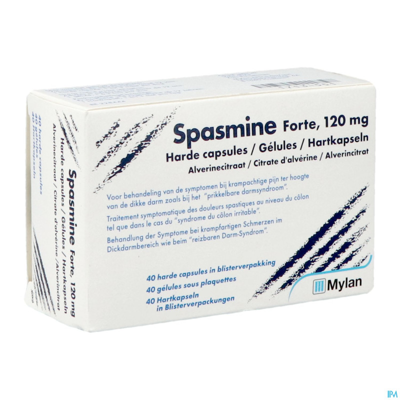 Spasmine forte caps 40 x 120 mg