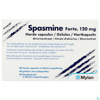Spasmine forte caps 40 x 120 mg