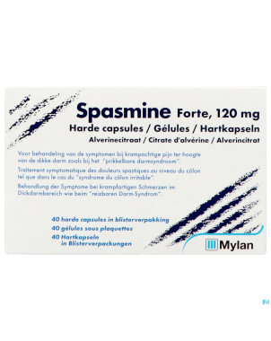 Spasmine forte caps 40 x 120 mg