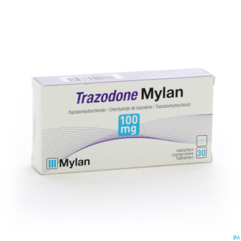 Trazodone mylan 100 mg tabl  30 x 100 mg