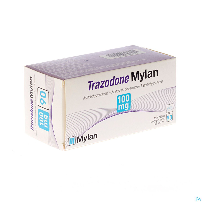 Trazodone mylan 100 mg tabl  90 x 100 mg