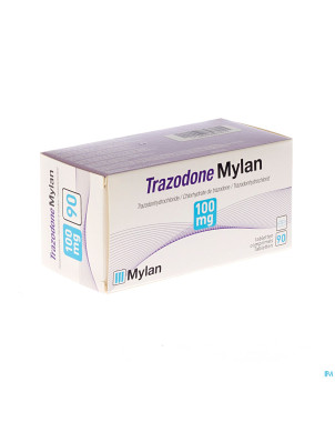 Trazodone mylan 100 mg tabl  90 x 100 mg