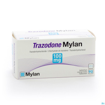 Trazodone mylan 100 mg tabl  90 x 100 mg