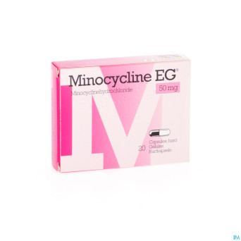 Minocycline eg  50 mg caps 20