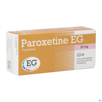 Paroxetine eg    comp pell 28x20mg blister