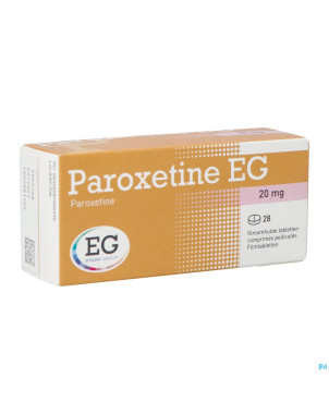 Paroxetine eg    comp pell 28x20mg blister