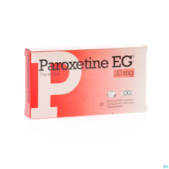 Paroxetine eg    comp pell 28x20mg blister