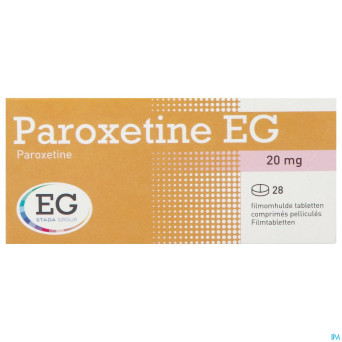 Paroxetine eg    comp pell 28x20mg blister