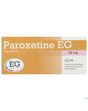 Paroxetine eg    comp pell 28x20mg blister
