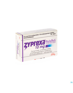Zyprexa velotab 10mg comp orodisp 28 x 10 mg