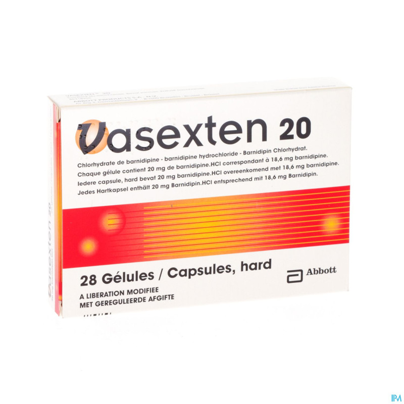 Vasexten caps blist 28 x 20 mg