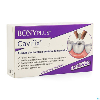 Bonyplus cavifix obturation dentaire temporaire 7g