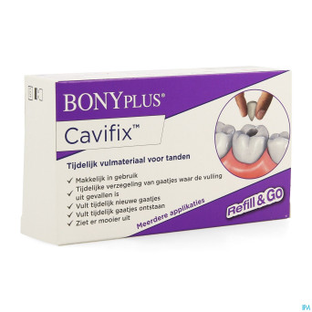 Bonyplus cavifix obturation dentaire temporaire 7g