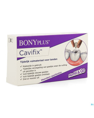 Bonyplus cavifix obturation dentaire temporaire 7g
